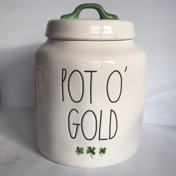 Rae Dunn POT O’ GOLD Canister - Picture 1 of 5
